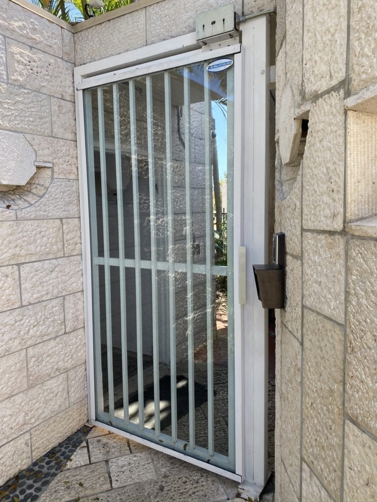 Bulletproof Glass Door At Holocaust Memorial